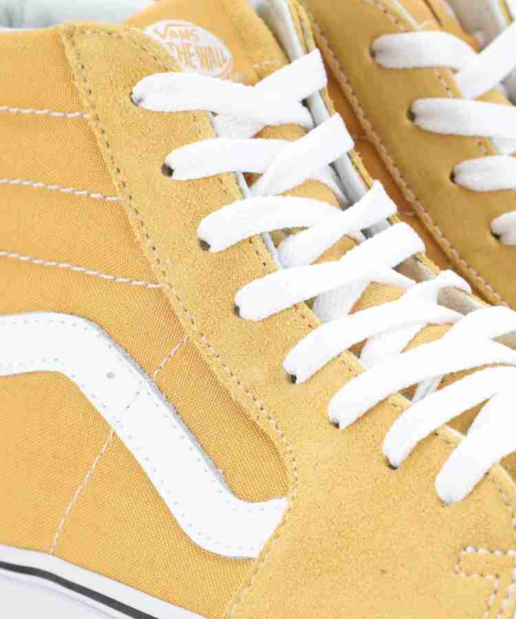 Mustard yellow clearance high top vans