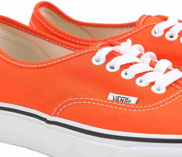 Flame orange vans hot sale