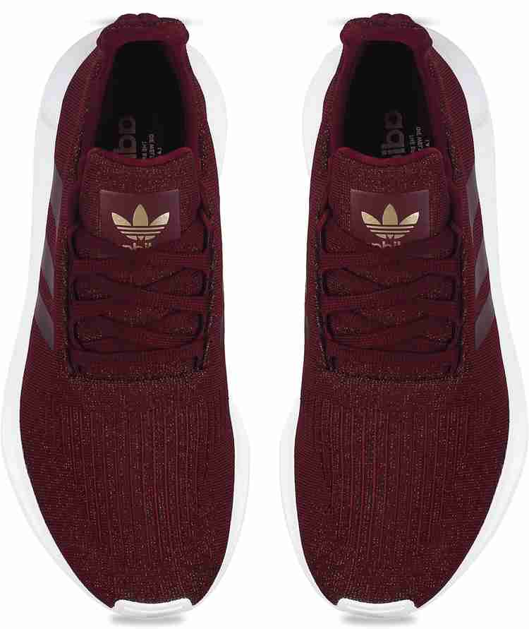Adidas swift run women's burgundy clearance
