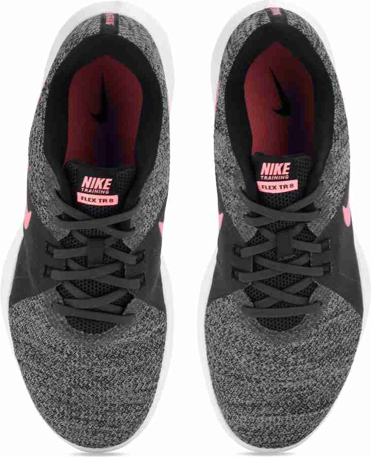 NIKE W Flex Trainer 8 Training Gym Shoes For Women Buy ANTHRACITE SUNSET PULSE BLACK COOL GREY Color NIKE W Flex Trainer 8 Training Gym Shoes For Women Online at Best Price