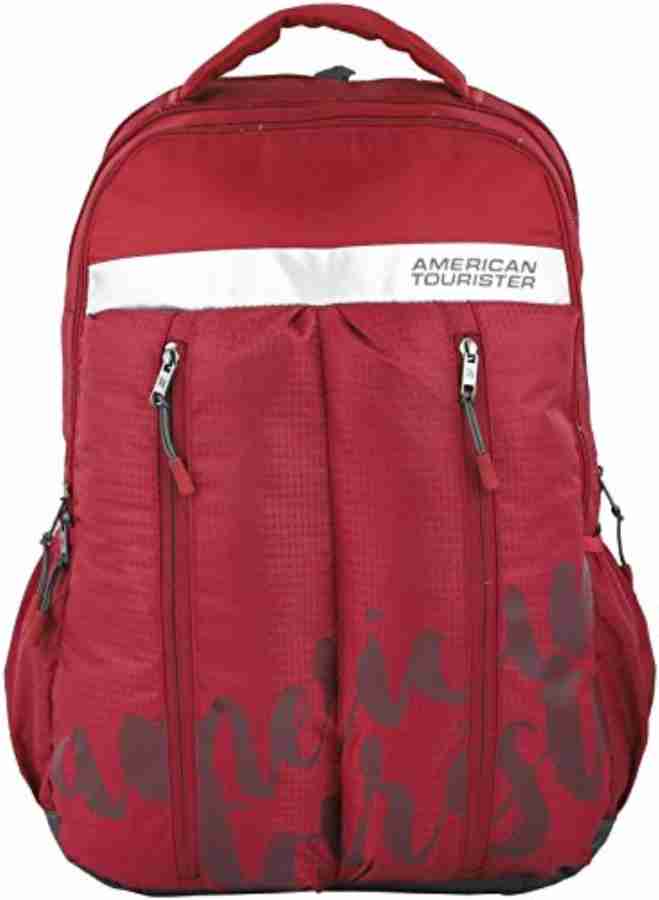 AMERICAN TOURISTER SONGO PLUS 02 POPY RED 35 L Backpack Red Price in India Flipkart