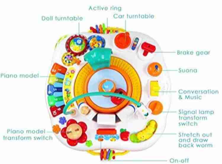 Musical railway learning store table