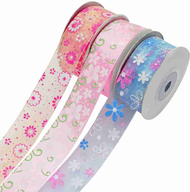 Patterned on sale satin ribbon