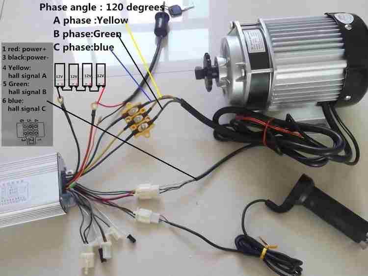 48v 750w on sale motor kit
