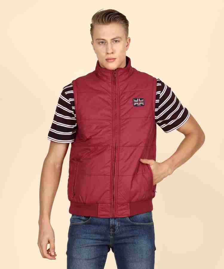 Pepe jeans sleeveless 2025 solid men's jacket