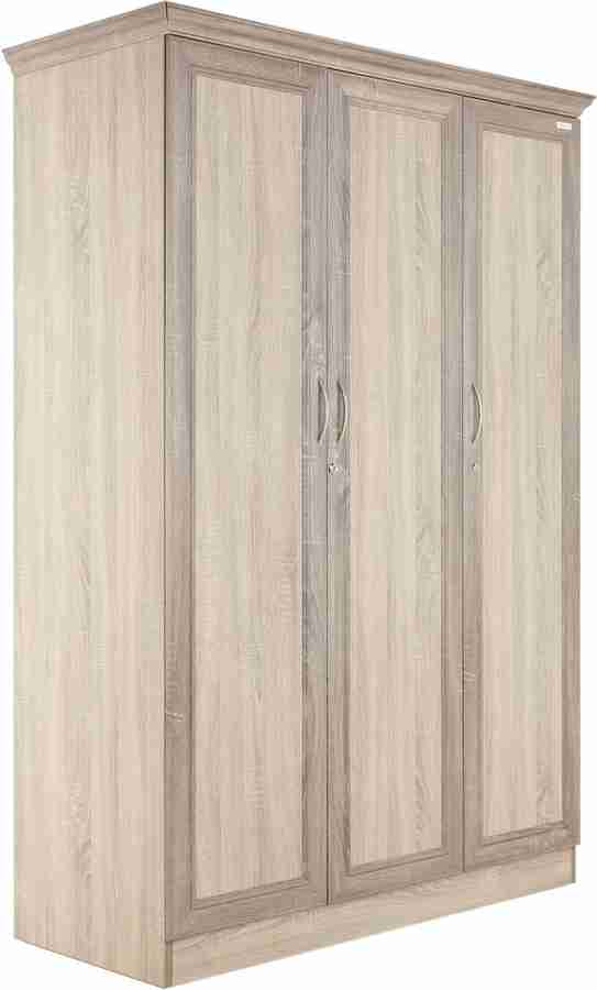 Three door wardrobe on sale godrej