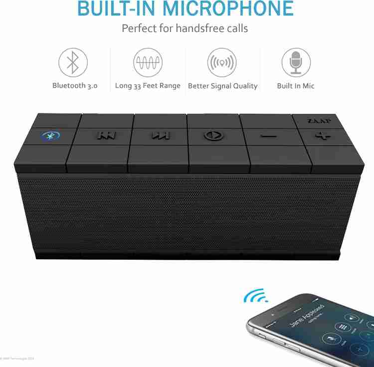 Zaap aqua pro waterproof top bluetooth speaker
