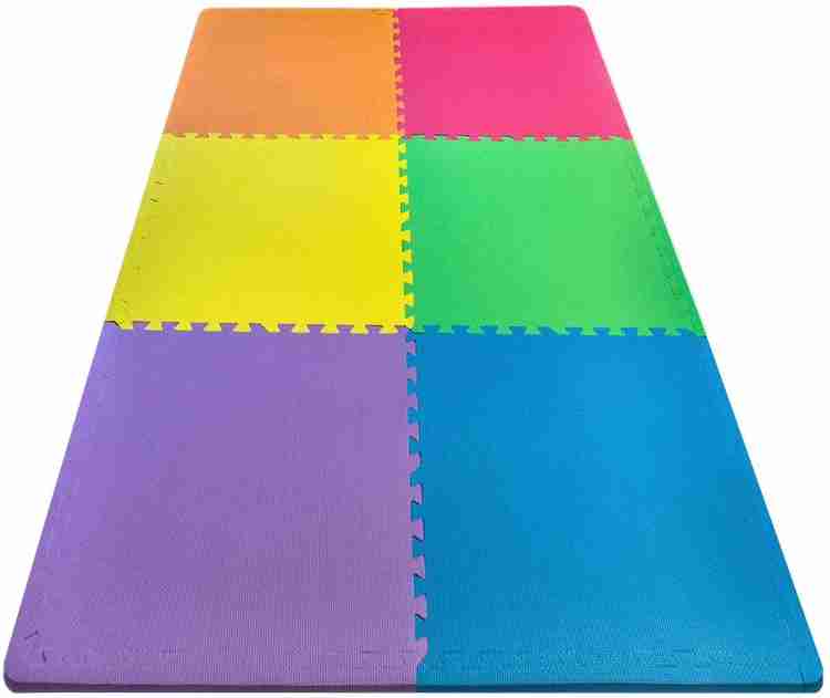 Sivan Health And Fitness Puzzle Exercise Mat Colorful 6 EVA Foam Multicolor 10.16 mm Exercise Gym Mat Buy Sivan Health And Fitness Puzzle Exercise Mat Colorful 6 EVA Foam Multicolor