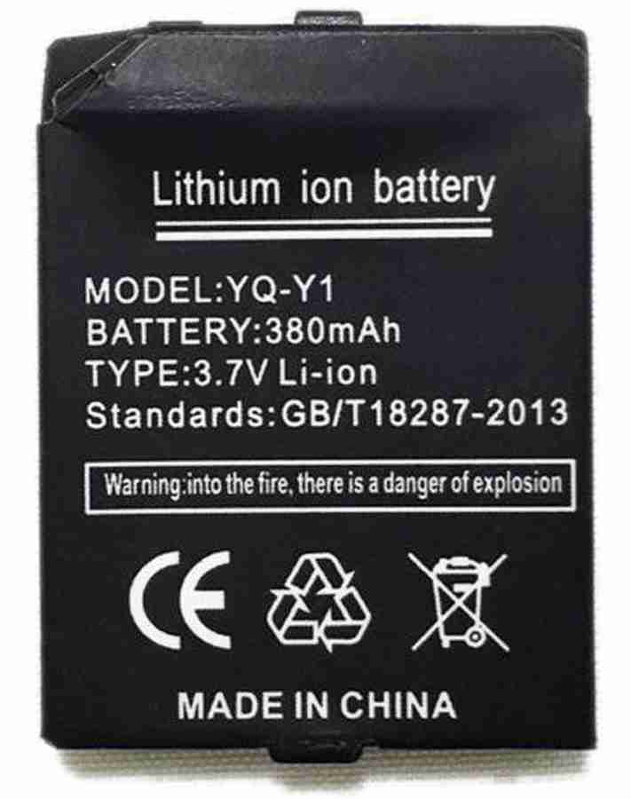 Y1 smart hot sale watch battery