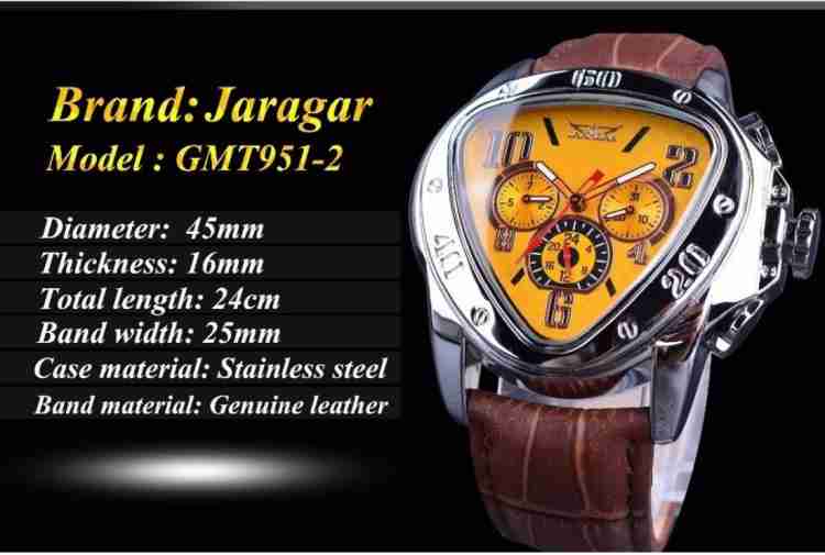 JARAGAR 6516 Jaragar Genuine Leather Triangle Dial Hand Wind Wristwatch Analog Watch For Men Buy JARAGAR 6516 Jaragar Genuine Leather Triangle Dial Hand Wind Wristwatch Analog Watch For Men