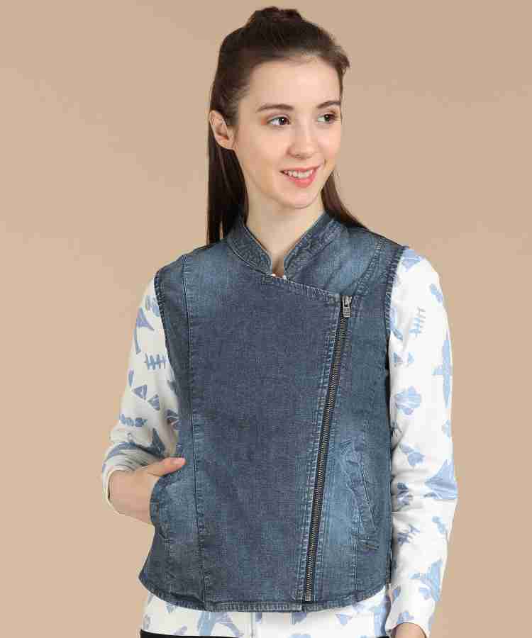 Pepe Jeans Sleeveless Solid Women Jacket Buy Pepe Jeans Sleeveless Solid Women Jacket Online at Best Prices in India Flipkart