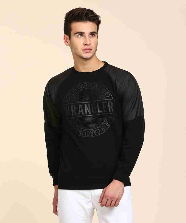 Wrangler full sleeve solid men's sweatshirt hot sale