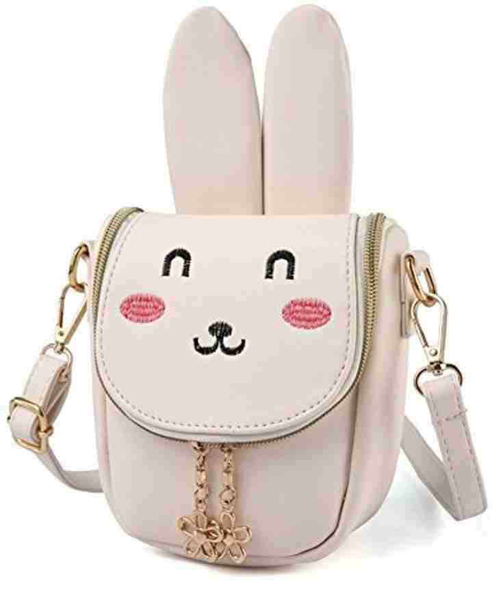 Genrc CMK Trendy Kids Bunny Purse Shoulder Bags for Girls for