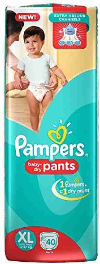 Pampers xl sale 40 pcs price