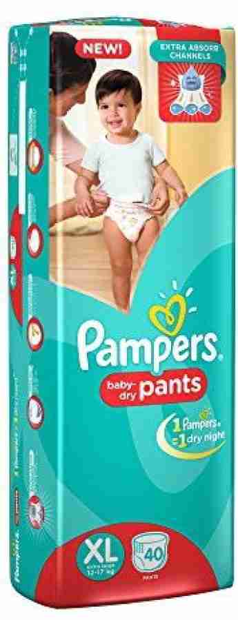 Pampers xl sale 40 pcs price