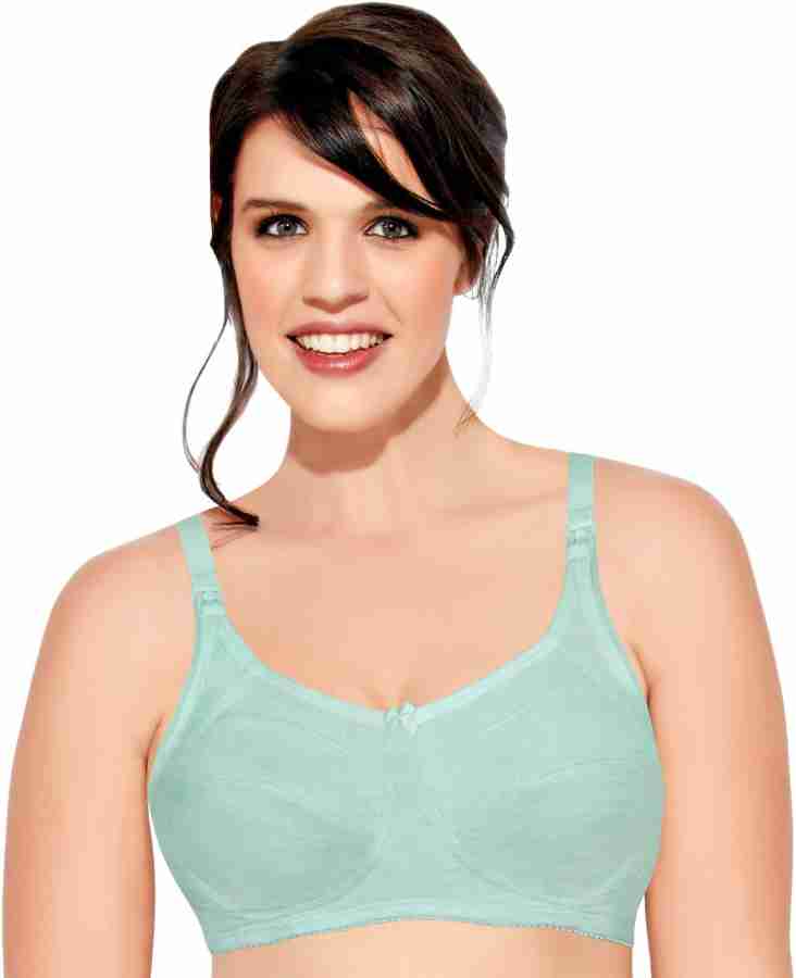 Enamor High Coverage, Wirefree MT02 Sectioned Lift and Support Eco-Melange  Cotton Women Maternity/Nursing Non Padded Bra - Buy Enamor High Coverage,  Wirefree MT02 Sectioned Lift and Support Eco-Melange Cotton Women Maternity/ Nursing Non