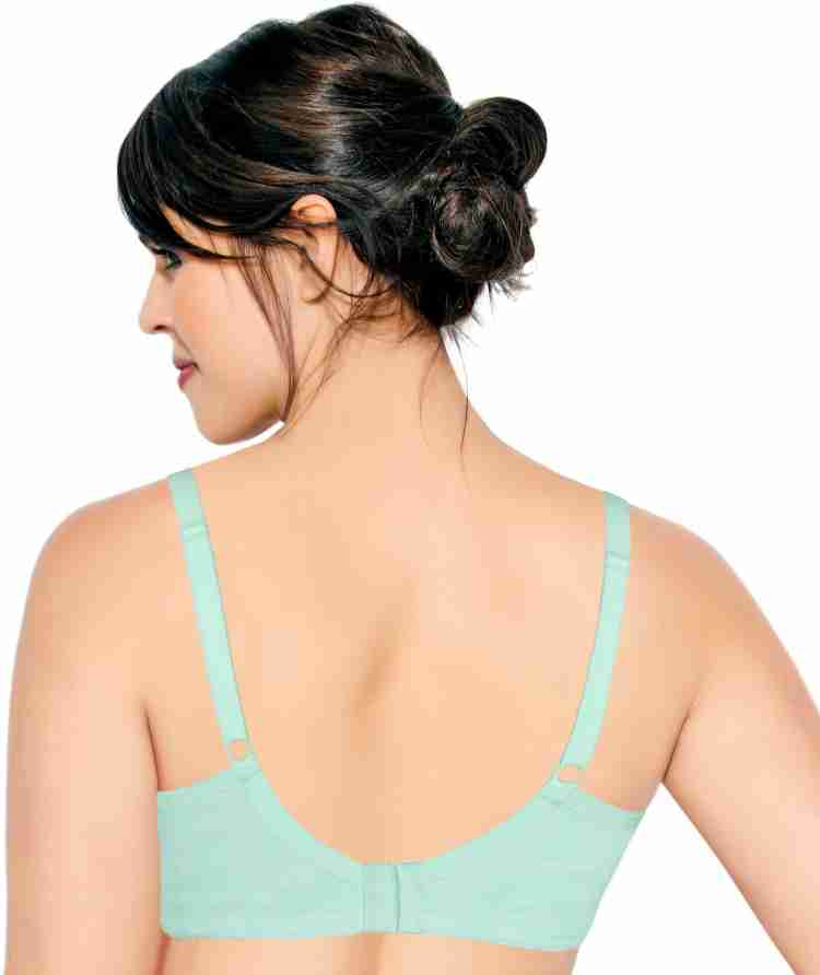 Enamor High Coverage, Wirefree MT02 Sectioned Lift and Support Eco-Melange  Cotton Women Maternity/Nursing Non Padded Bra