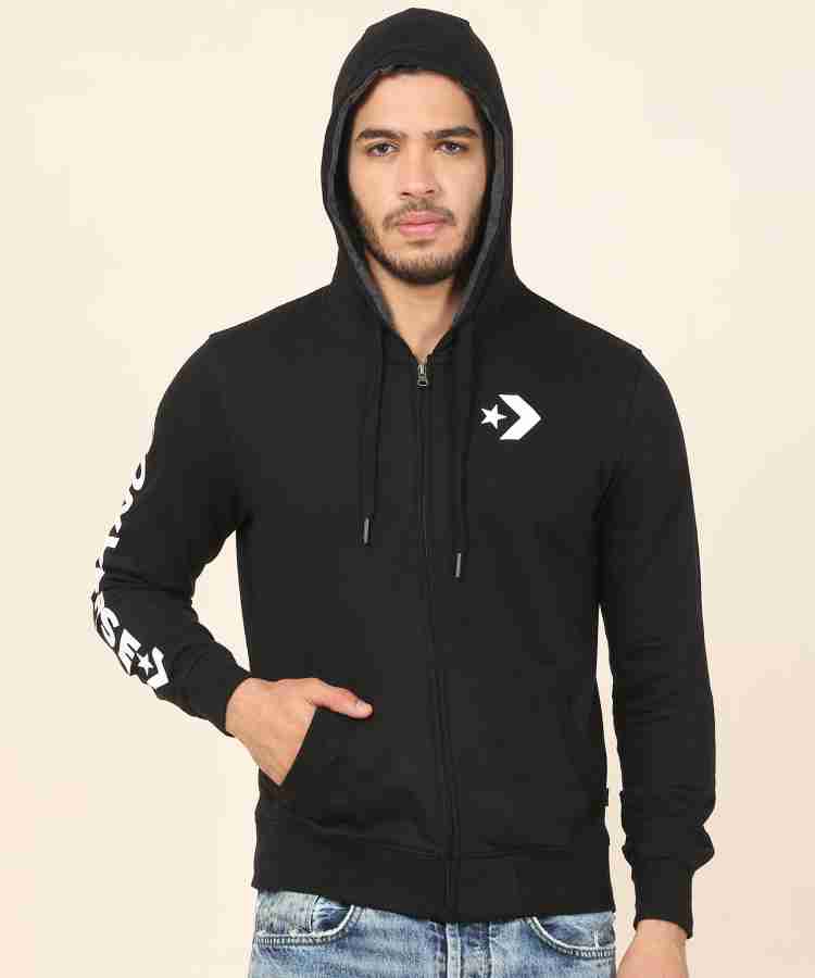 Converse Full Sleeve Applique Men Sweatshirt Buy Black Converse