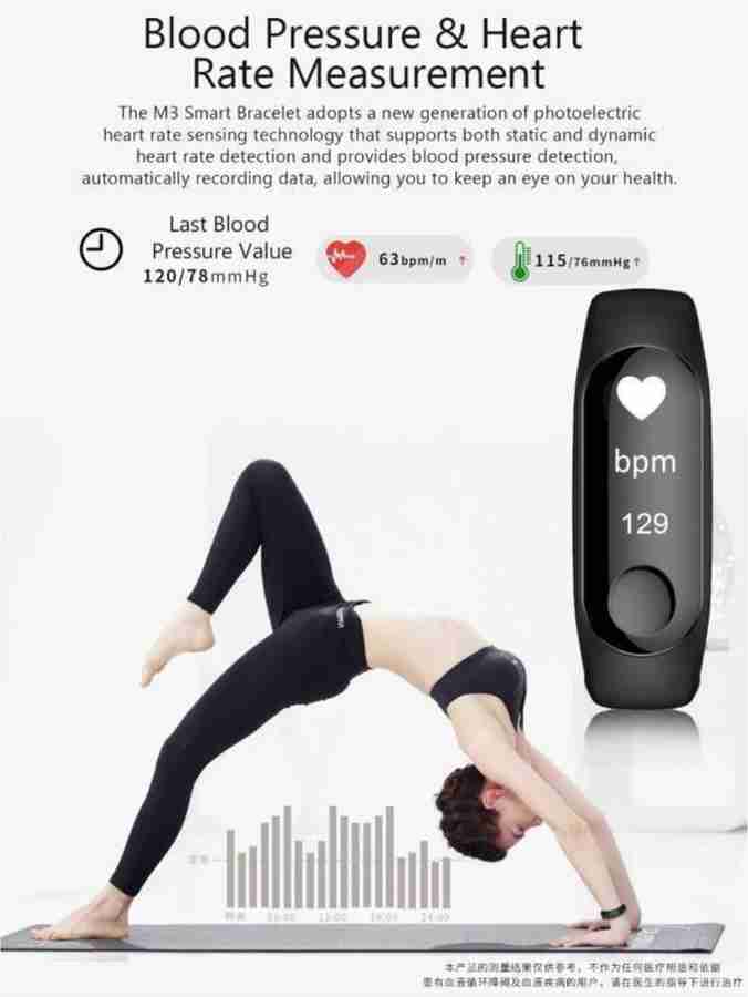 Easypro M3 Smart Fitness Band Price in India Buy Easypro M3 Smart Fitness Band online at Flipkart