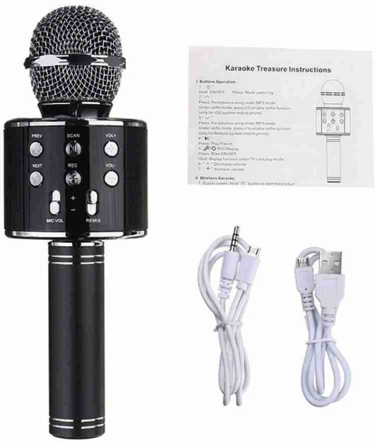 Microphone with inbuilt sales speaker