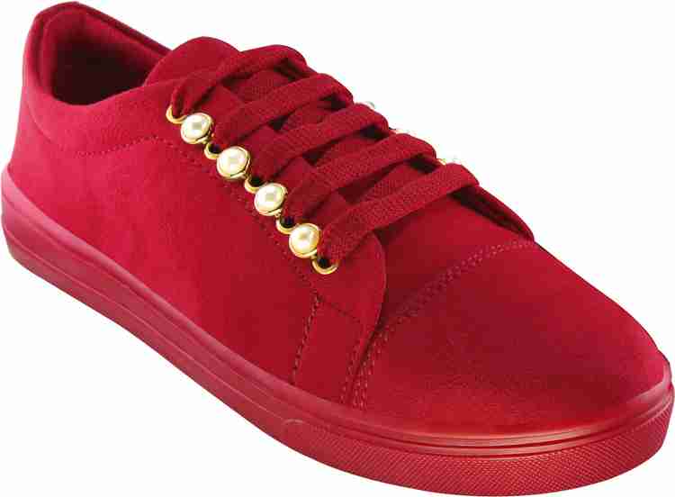 Riuon Stylish Red Shoes Canvas Shoes For Women Buy Riuon Stylish Red Shoes Canvas Shoes For Women Online at Best Price Shop Online for Footwears in India Flipkart