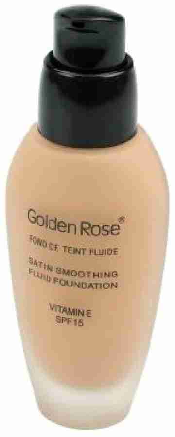 golden rose Satin Smoothing Fluid Foundation 29 Foundation - Price in  India, Buy golden rose Satin Smoothing Fluid Foundation 29 Foundation  Online In India, Reviews, Ratings & Features