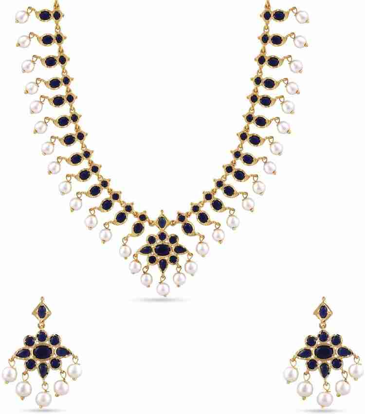 KALYANI COVERING Alloy Rhodium Black White Jewellery Set Price in India Buy KALYANI COVERING Alloy Rhodium Black White Jewellery Set Online at Best Prices in India Flipkart