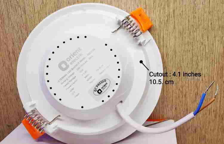ORIENT 10 Watt Round LED Panel Recessed Ceiling Lamp Price in