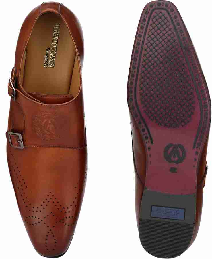 Alberto torresi online monk strap shoes