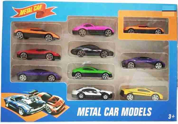 KIDZIAN Metar Car Set For Kids 10 Small Cars Gift pack Toys For