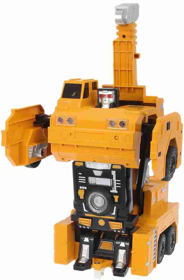 Transformer crane toy top