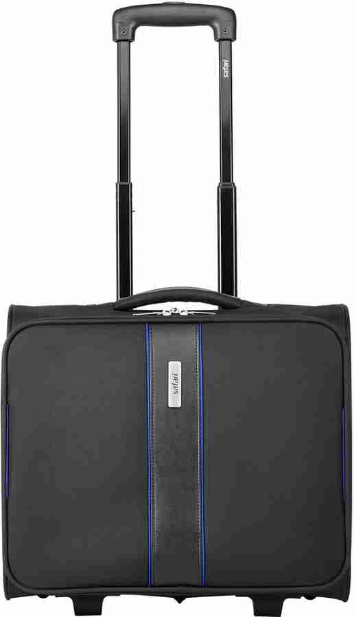 SAFARI RAZOR LAPTOP TROLLEY Expandable Cabin Suitcase 2 Wheels 22 inch Black Price in India Flipkart