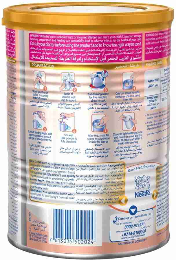 NESTLE Nan Optipro 4 400g Imported Price in India Buy NESTLE