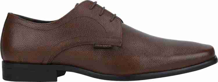 Red tape men's hot sale tan leather formal shoes