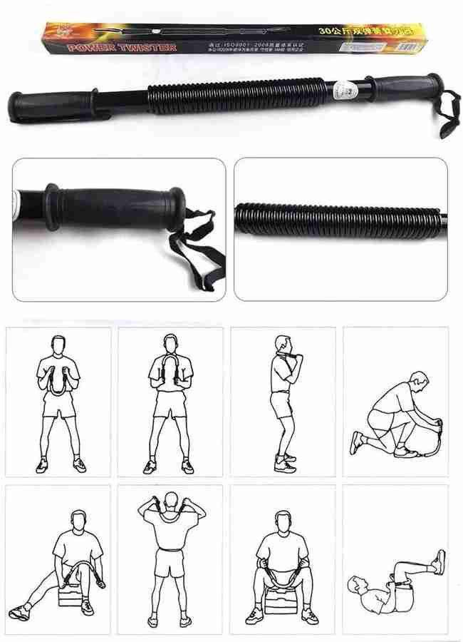Online World Power Twister Bar Heavy Duty 50kg Arm Forearms Chest Exercise Fitness Spring Multi training Bar Buy Online World Power Twister Bar Heavy Duty 50kg Arm Forearms Chest Exercise Fitness Spri...