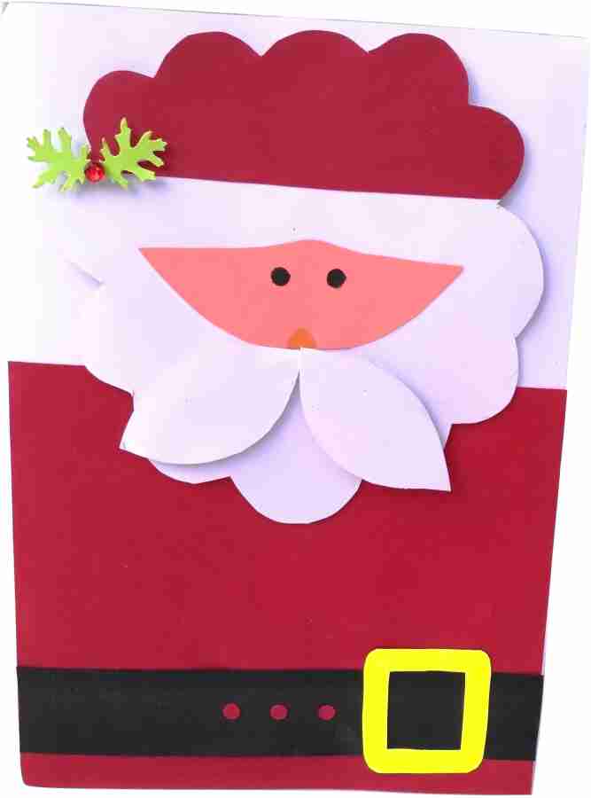 RMantra HAndmade Santa Clause Christmas Card/ Christmas Tree/Santa