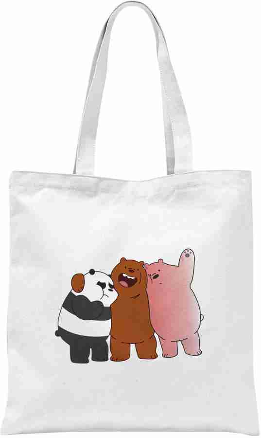 Miniso we bare bears tote clearance bag