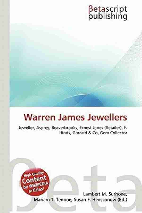 Warren james prices sale