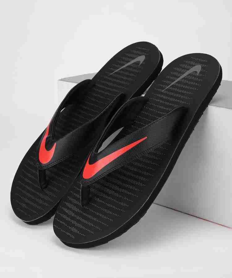 Nike black online slippers