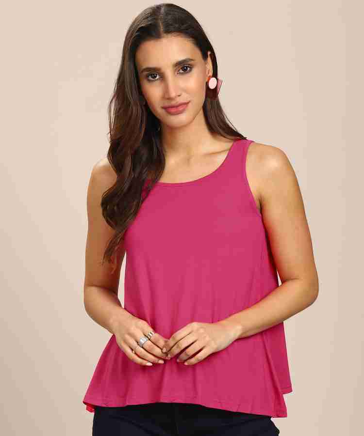 Sleeveless tops hotsell flipkart