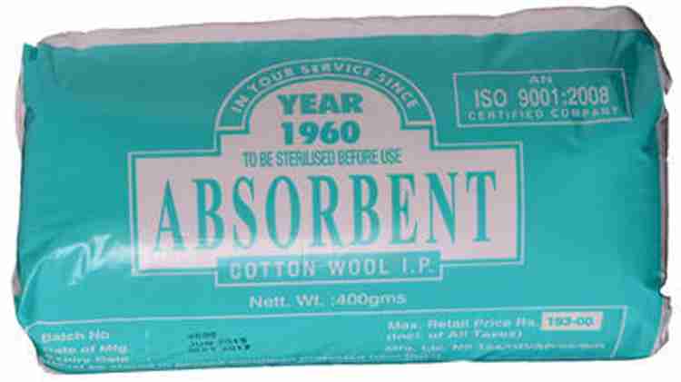 Absorbent Cotton Wool I.P. at Rs 56/pack, Absorbent Cotton in Jind