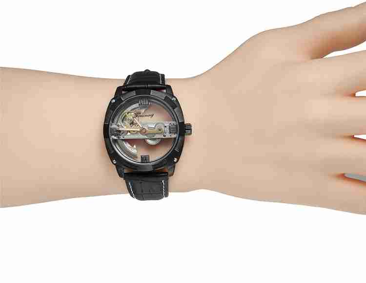 Forsining 207 Genuine Leather Mechanical Self Wristwatch for Men