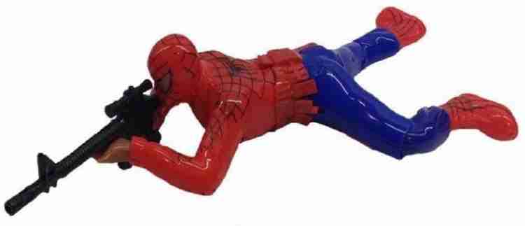 Shopjamke Crawling Spiderman Toy With Sound and LED Gun For Gift