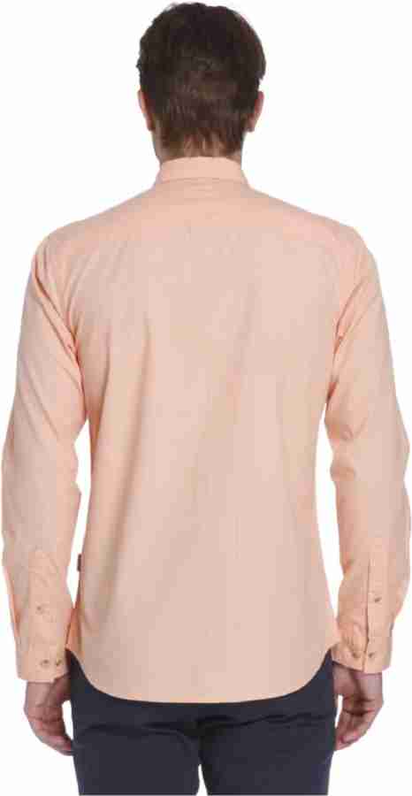 impression shirts Men Solid Casual Orange Shirt Buy impression