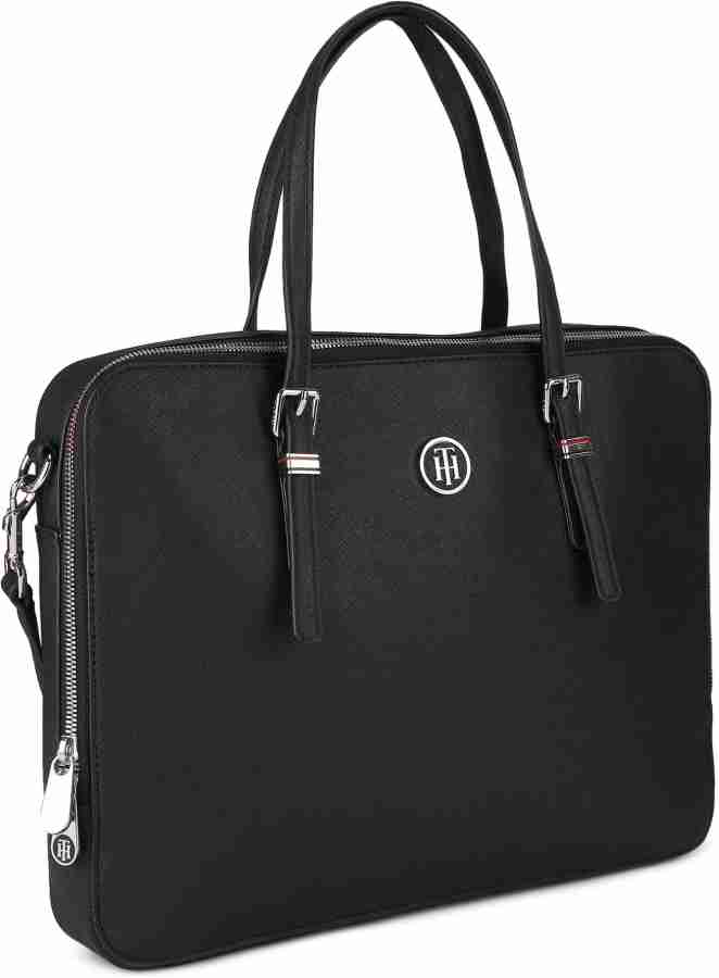 TOMMY HILFIGER HONEY COMPUTER BAG 15.6 L Laptop Backpack Black Price in India Flipkart