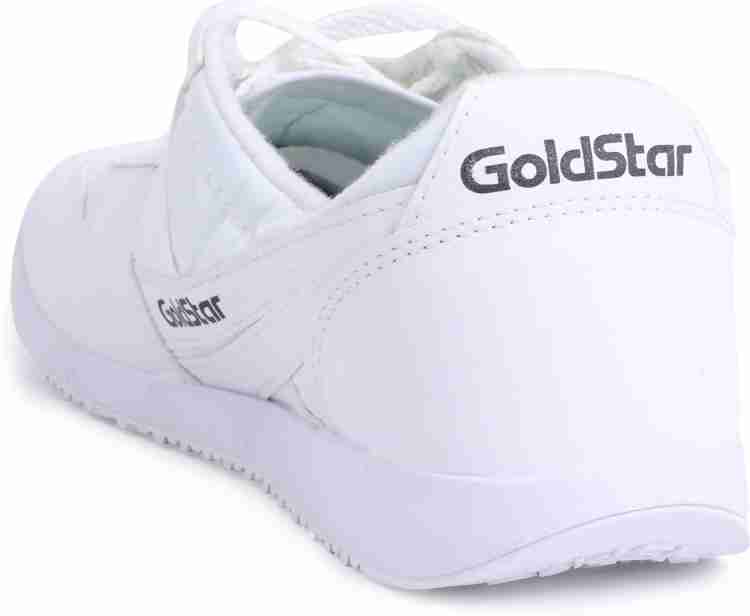 Goldstar white cheap running shoes