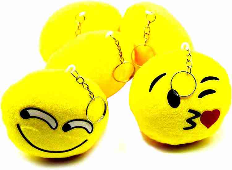 ShopTop Propz Cute Emoji Cushion Soft Stuffed Plush Toy keychain