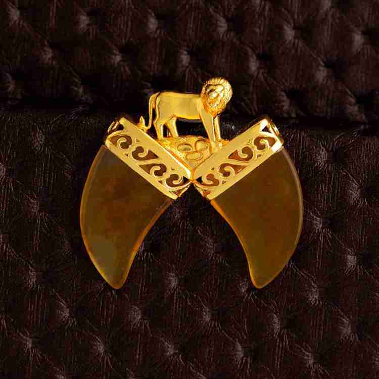 VOYLLA Durga Tiger Claws Brass Necklace : : Fashion