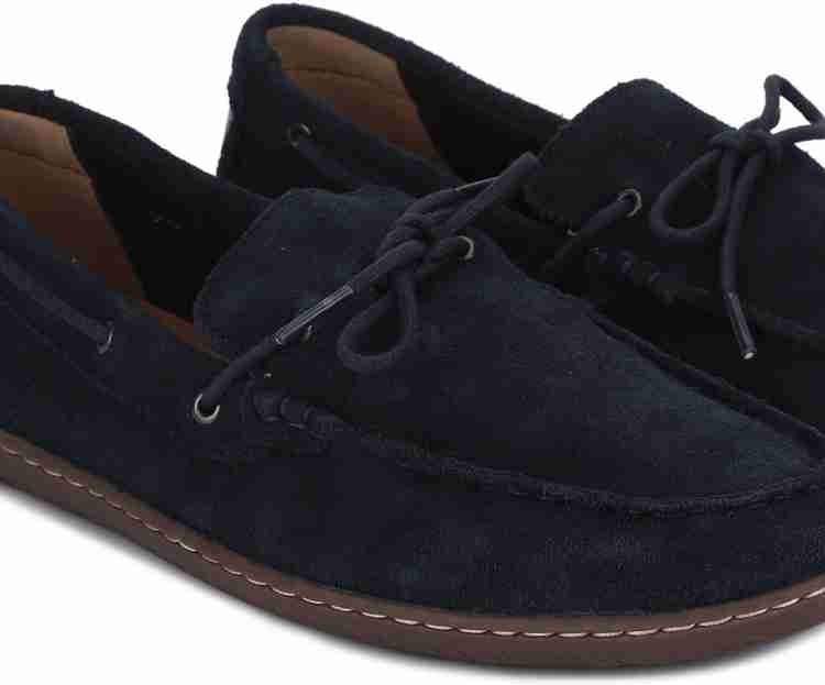 CLARKS Saltash Edge Navy Suede Boat Shoes For Men Buy CLARKS Saltash Edge Navy Suede Boat Shoes For Men Online at Best Price Shop Online for Footwears in India Flipkart