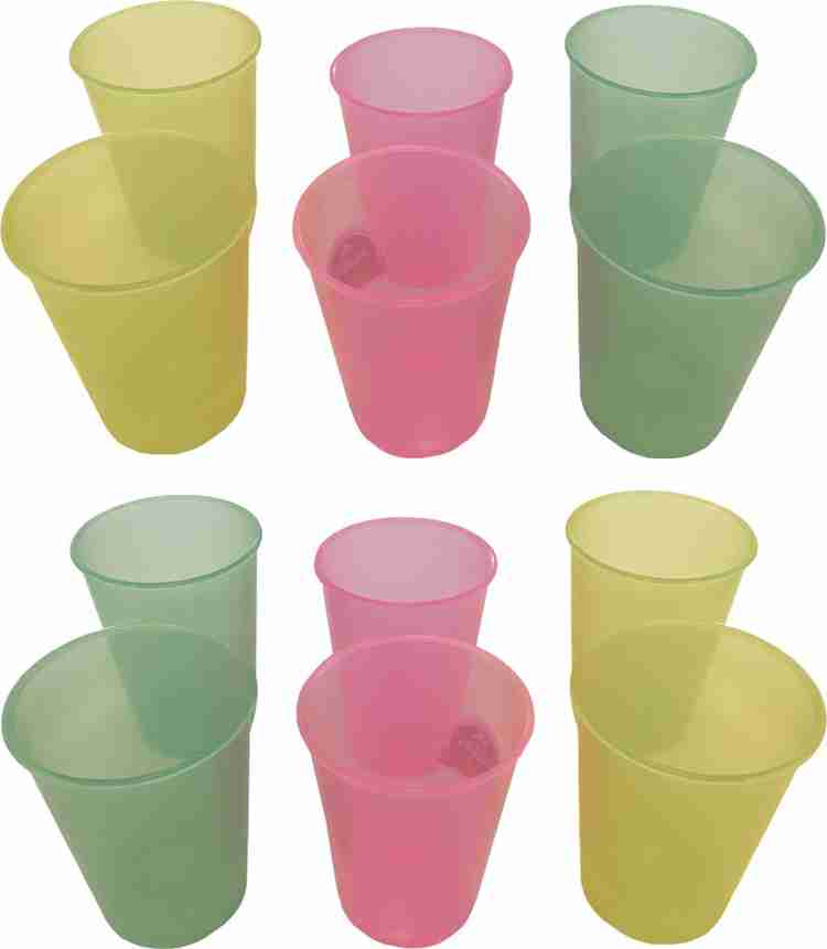 Colored plastic glasses hot sale
